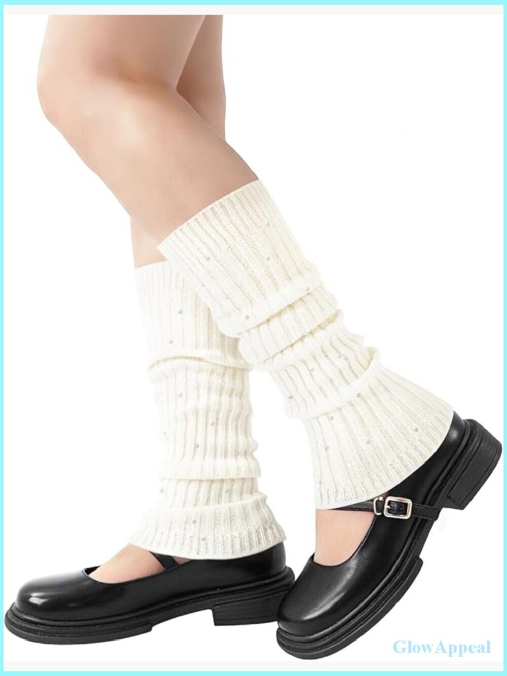 Knee High Leg Warmers Stirrup Style Cute Kawaii Gothic Socks for Women